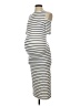ASOS Stripes Ivory White Casual Dress Size 2 - photo 1
