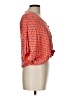 Sim & Sam 100% Rayon Orange 3/4 Sleeve Blouse Size L - photo 4
