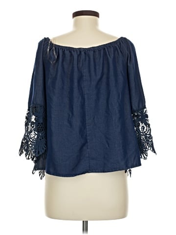 Unique Spectrum 3/4 Sleeve Blouse (view 2)