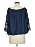 Unique Spectrum Blue 3/4 Sleeve Blouse Size M (estimated) - photo 2