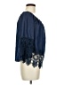 Unique Spectrum Blue 3/4 Sleeve Blouse Size M (estimated) - photo 4