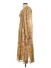 Mittoshop 100% Polyester Paisley Gold Casual Dress Size S - photo 5
