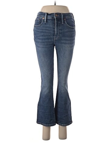 Madewell Petite Cali Demi-Boot Jeans in Bodney Wash (view 1)