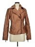 Max Studio Brown Faux Leather Jacket Size M - photo 1