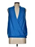 LoveRiche 100% Polyester Blue Sleeveless Blouse Size L - photo 1
