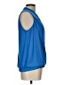 LoveRiche 100% Polyester Blue Sleeveless Blouse Size L - photo 4