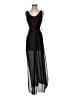 Assorted Brands 100% Polyester Black Casual Dress Size S (estimated) - photo 1