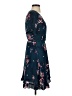 Lulus 100% Viscose Floral Blue Casual Dress Size XS - photo 4