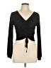 Shein Black Long Sleeve Top Size L - photo 1