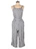 Old Navy 100% Rayon Stripes Gray Blue Jumpsuit Size M - photo 1