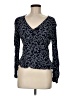 Ann Taylor LOFT 100% Rayon Blue Long Sleeve Blouse Size 6 - photo 1