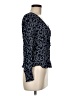 Ann Taylor LOFT 100% Rayon Blue Long Sleeve Blouse Size 6 - photo 4