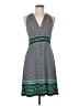 Max Studio Print Gray Casual Dress Size M - photo 1