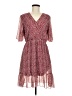 Kirundo 100% Polyester Polka Dots Burgundy Casual Dress Size M - photo 1