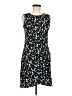Nine West Graphic Black Cocktail Dress Size M - photo 1
