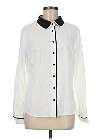 Allegra K Long Sleeve Blouse (view 1)