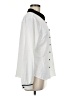 Allegra K 100% Polyester Color Block Ivory Long Sleeve Blouse Size M - photo 4