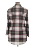Polly & Esther 100% Polyester Plaid Gray Long Sleeve Blouse Size XL - photo 2