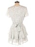 Blue Rain Floral White Ivory Cocktail Dress Size M - photo 2