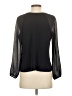 Club Monaco 100% Polyester Black Long Sleeve Blouse Size XS - photo 2