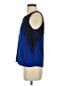 Ella Moss 100% Rayon Blue Sleeveless Blouse Size XS - photo 5