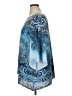 DressBarn 100% Polyester Blue Long Sleeve Top Size 1X - photo 5