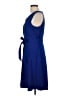 Calvin Klein Solid Blue Casual Dress Size 10 - photo 5