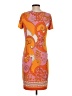 Muse Paisley Orange Casual Dress Size 4 - photo 2