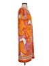 Muse Paisley Orange Casual Dress Size 4 - photo 4