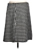 Old Navy 100% Polyester Houndstooth Gray Casual Skirt Size L (tall) - photo 2