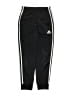 Adidas 100% Polyester Black Track Pants Size 8 - photo 1