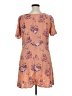 ABound Floral Orange Casual Dress Size 1X - photo 2