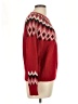 Lucky Brand Argyle Red Pullover Sweater Size L - photo 4
