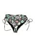 Unbranded Paisley Green Black Swimsuit Bottoms Size M - photo 1