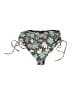 Unbranded Paisley Green Black Swimsuit Bottoms Size M - photo 2
