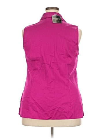 George Sleeveless Button-Down Shirt (view 2)