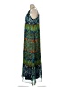 Christin Michaels 100% Polyester Paisley Green Cocktail Dress Size L - photo 5