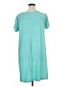 Pink Rose Solid Teal Casual Dress Size 1X - photo 2