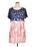 Bibi Tie-dye Blue Casual Dress Size XL - photo 1