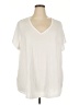 Torrid Ivory Short Sleeve T-Shirt Size 4X Plus (4) - photo 1