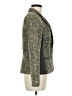 Trina Turk 100% Polyester Tweed Green Blazer Size 8 - photo 4