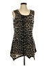 Unbranded Brown Sleeveless Blouse Size L - photo 1