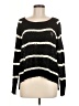Millau 100% Cotton Stripes Black Pullover Sweater Size M - photo 1