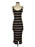 Unbranded Stripes Black Casual Dress Size XS (estimated) - photo 1