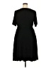 Kenar Solid Black Casual Dress Size 2X - photo 2