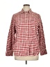 J.Crew Checkered-gingham Red Long Sleeve Button-Down Shirt Size 16 - photo 1
