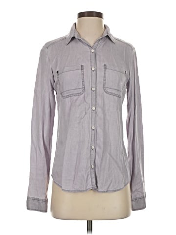 Rubbish Long Sleeve Button-Down Shirt (view 1)
