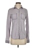Rubbish 100% Rayon Gray Long Sleeve Button-Down Shirt Size XS - photo 1