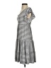 Max Studio Stripes Gray Casual Dress Size S - photo 5