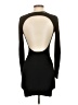 Bershka Solid Black Cocktail Dress Size XS - photo 2